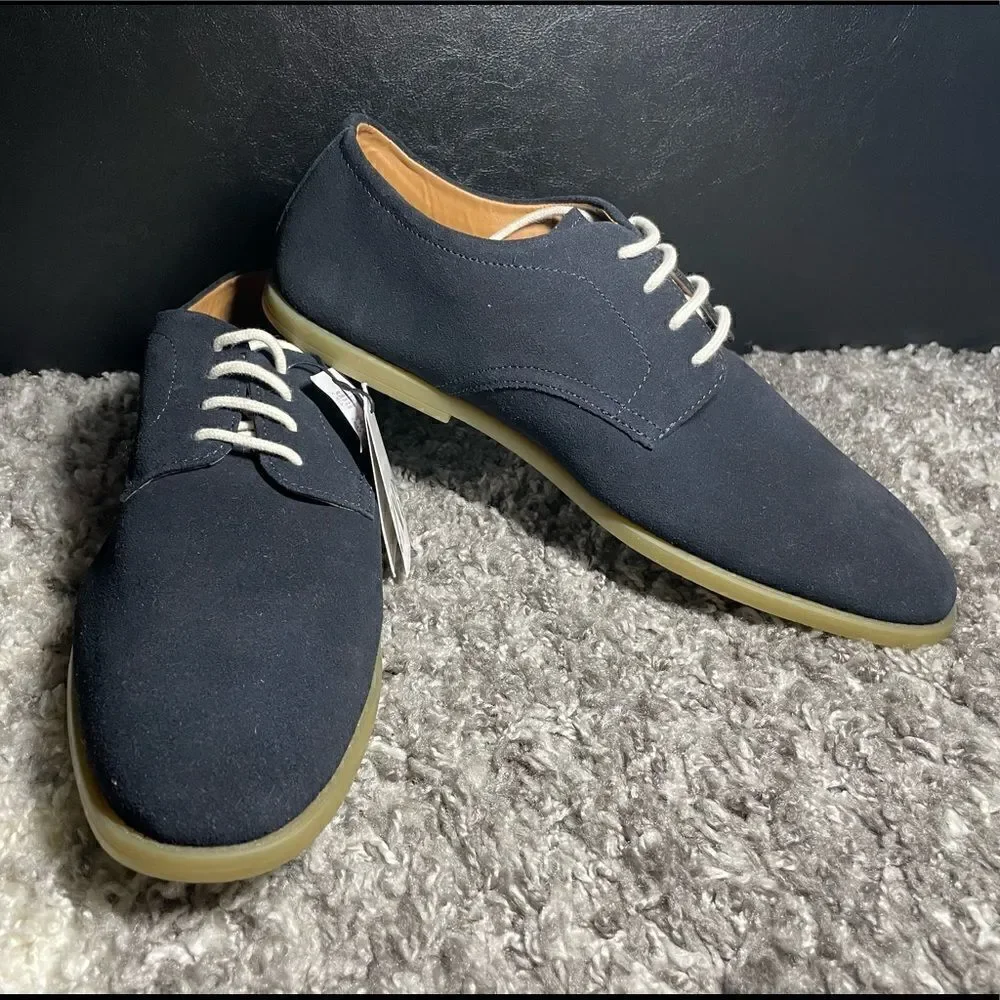 NWT Zara Soft Split Leather Derby Shoes